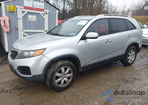 2013 Kia Sorento Lx V6 from USA, damaged, VIN 5XYKTDA24DG403700